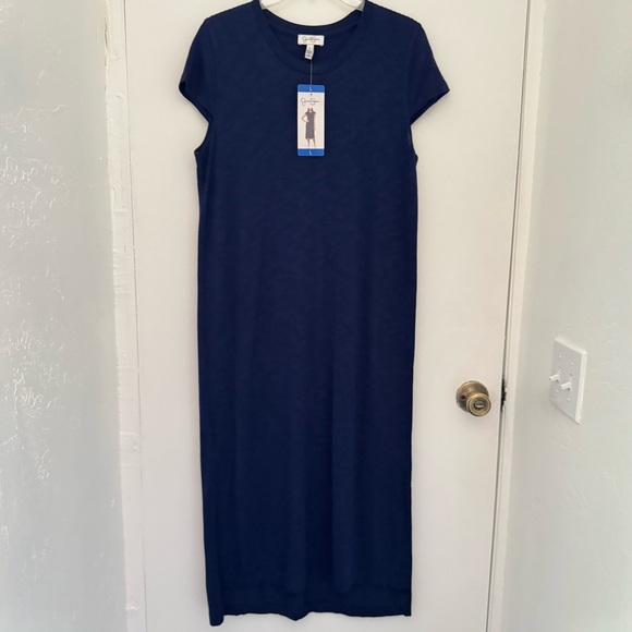 Jessica Simpson Navy Maxi Dress - Picture 1 of 12